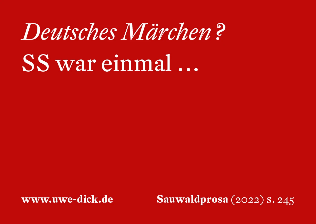 Uwe Dick: Deutsches Märchen