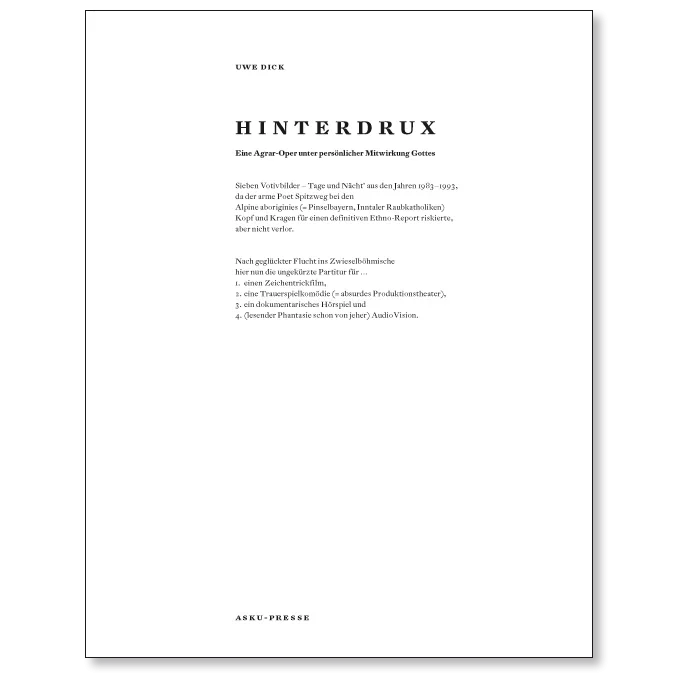 Buch von Uwe Dick Hinterdrux