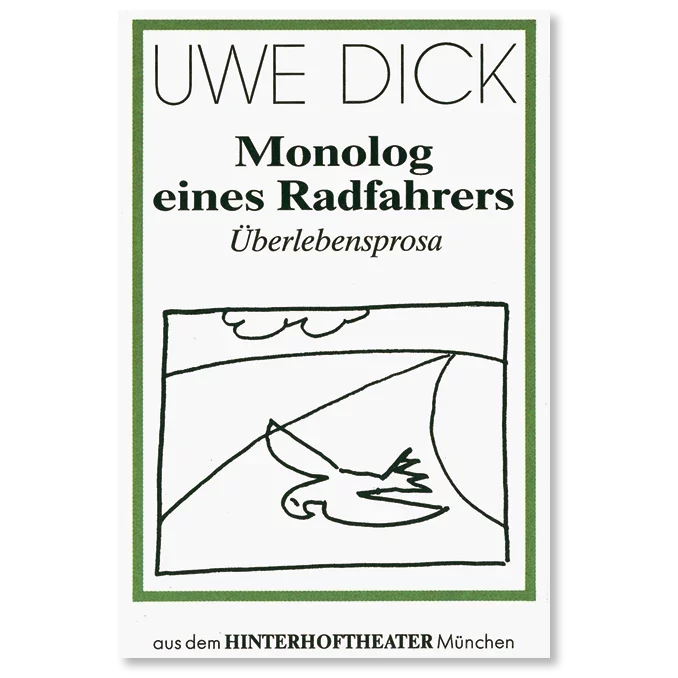 Musikkassette von Uwe Dick Monolog eines Radfahrers